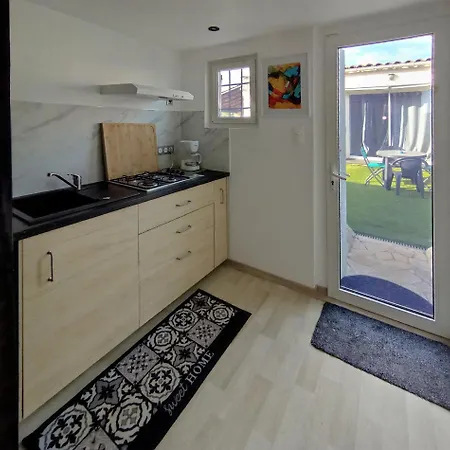 아파트 L'obrador 25 M2 - Cuisine & Terrasse - Acces Piscine *